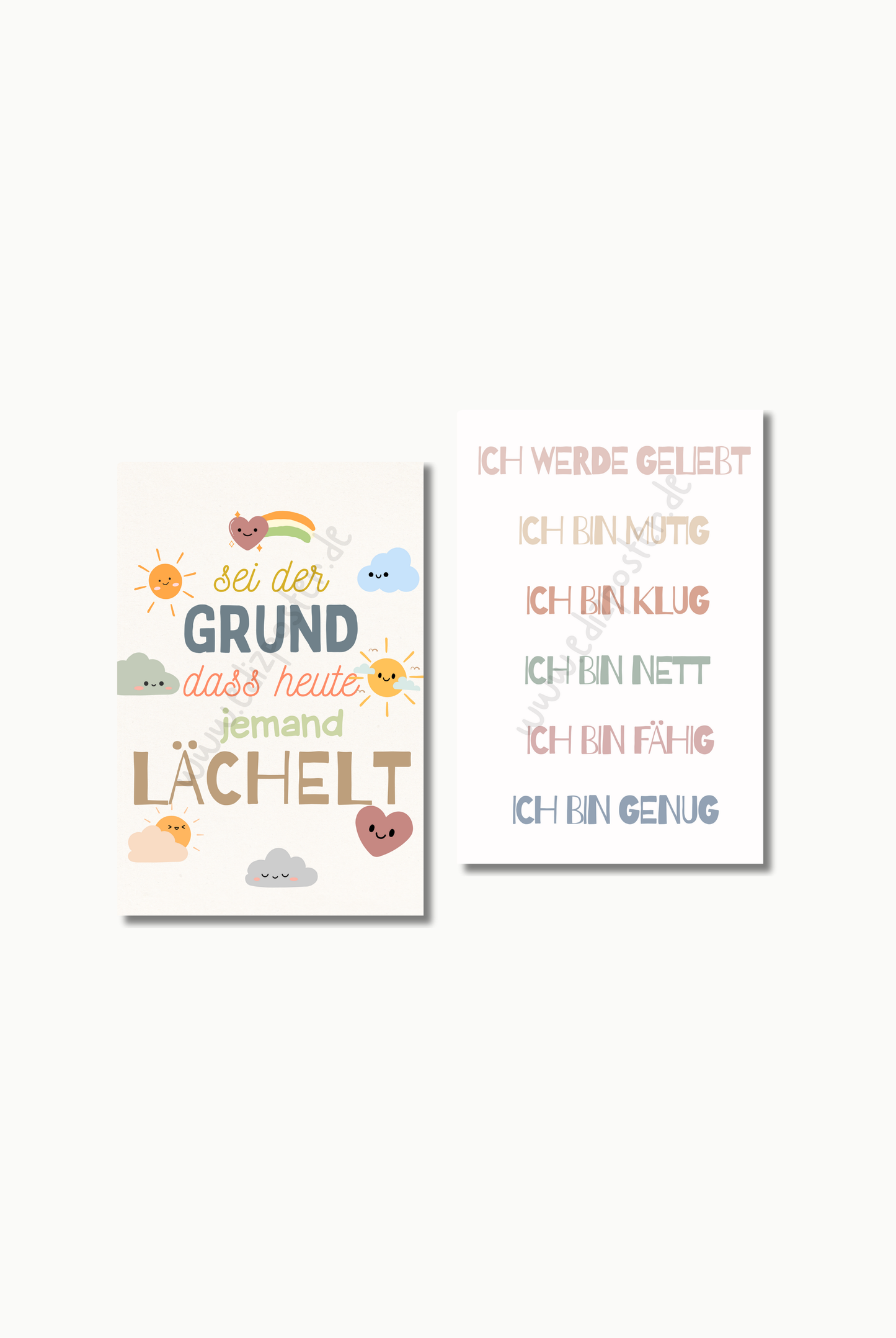 Sunnah für kleine Herzen No. 2 | Islam Poster Sets