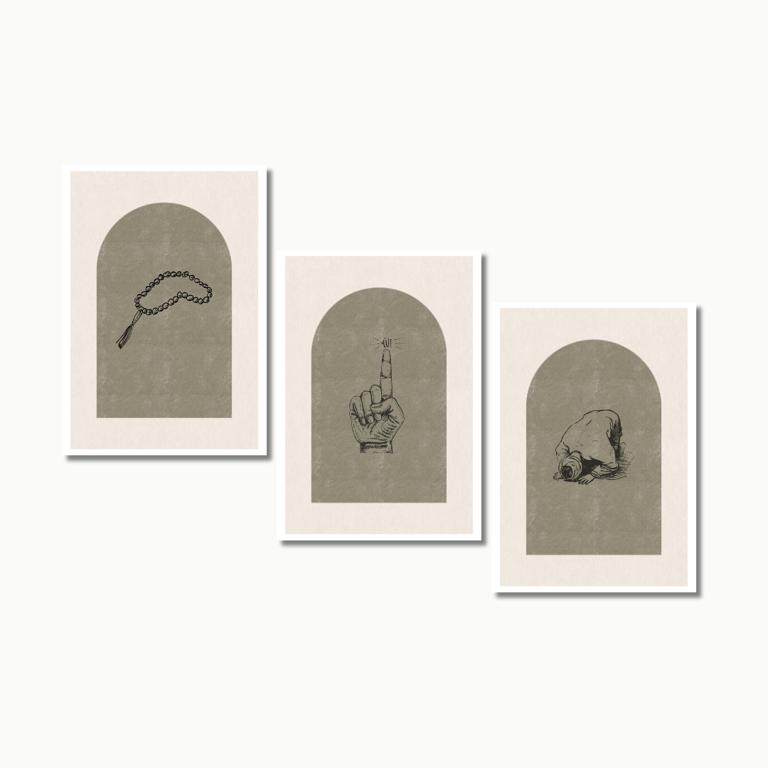 Spirituelle Motive No.1 | Islam Poster Sets