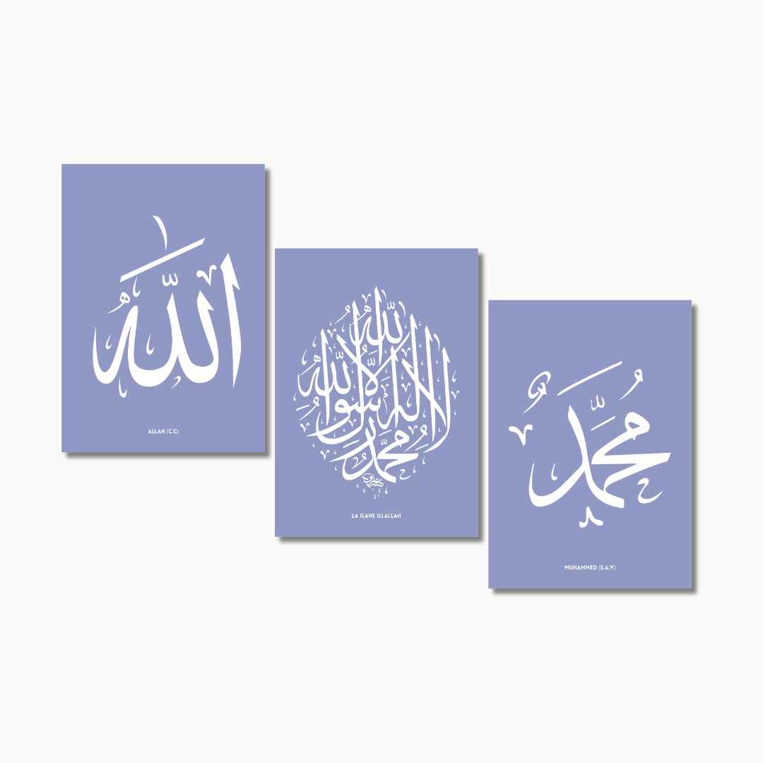 Harmonie Blau | Islam Poster Sets