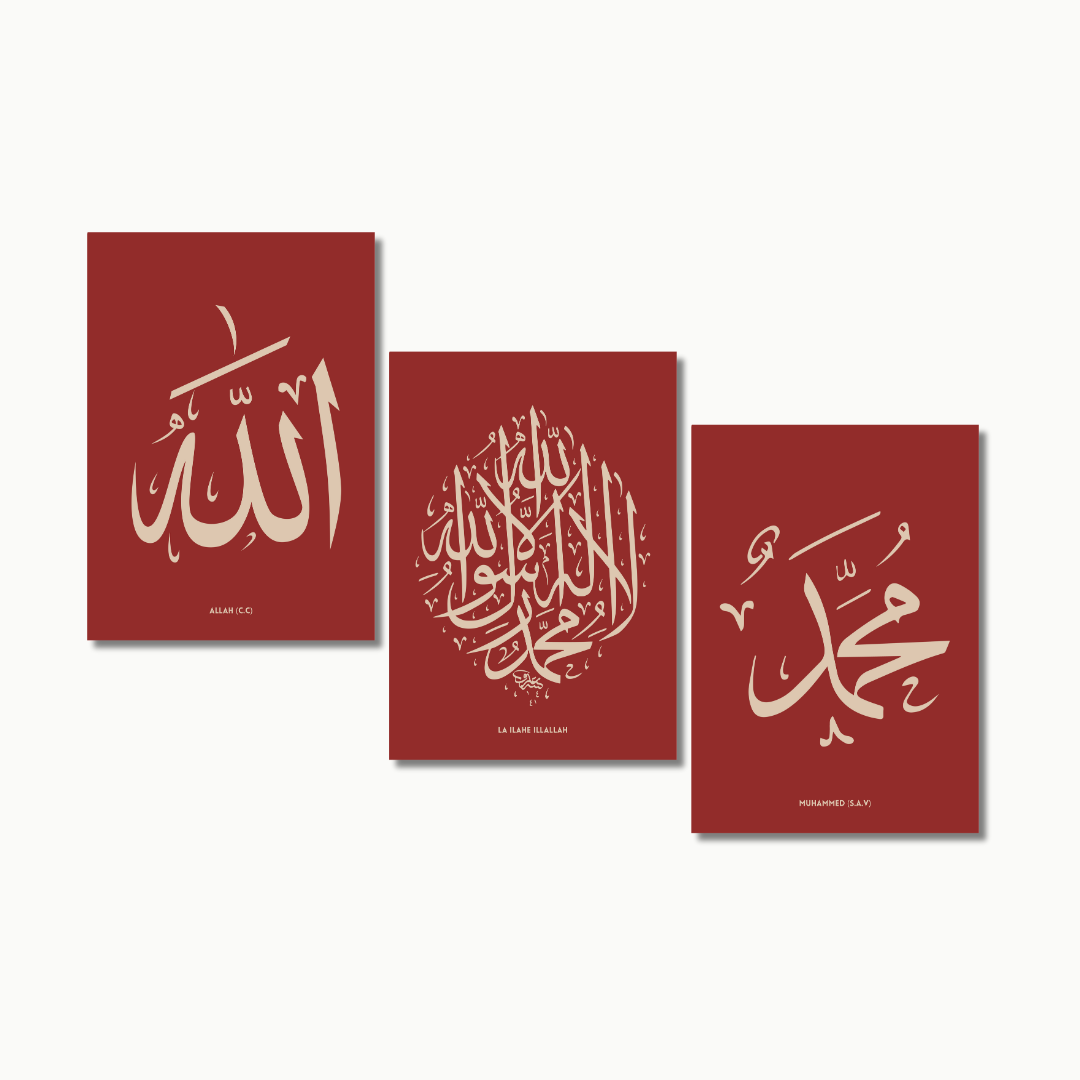 Harmonie Rot | Islam Poster Sets