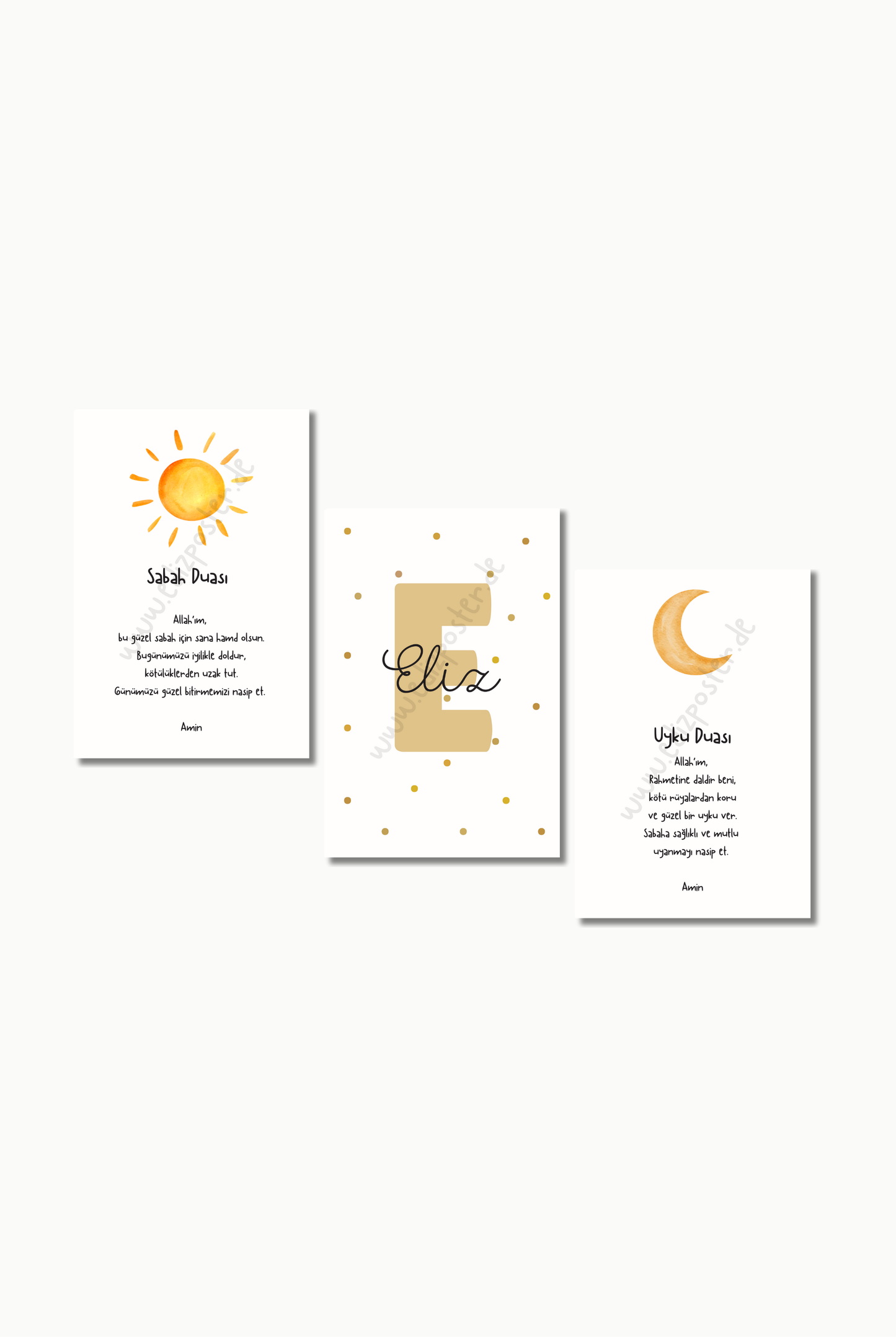 Dua Set No. 3 | Islam Poster Sets