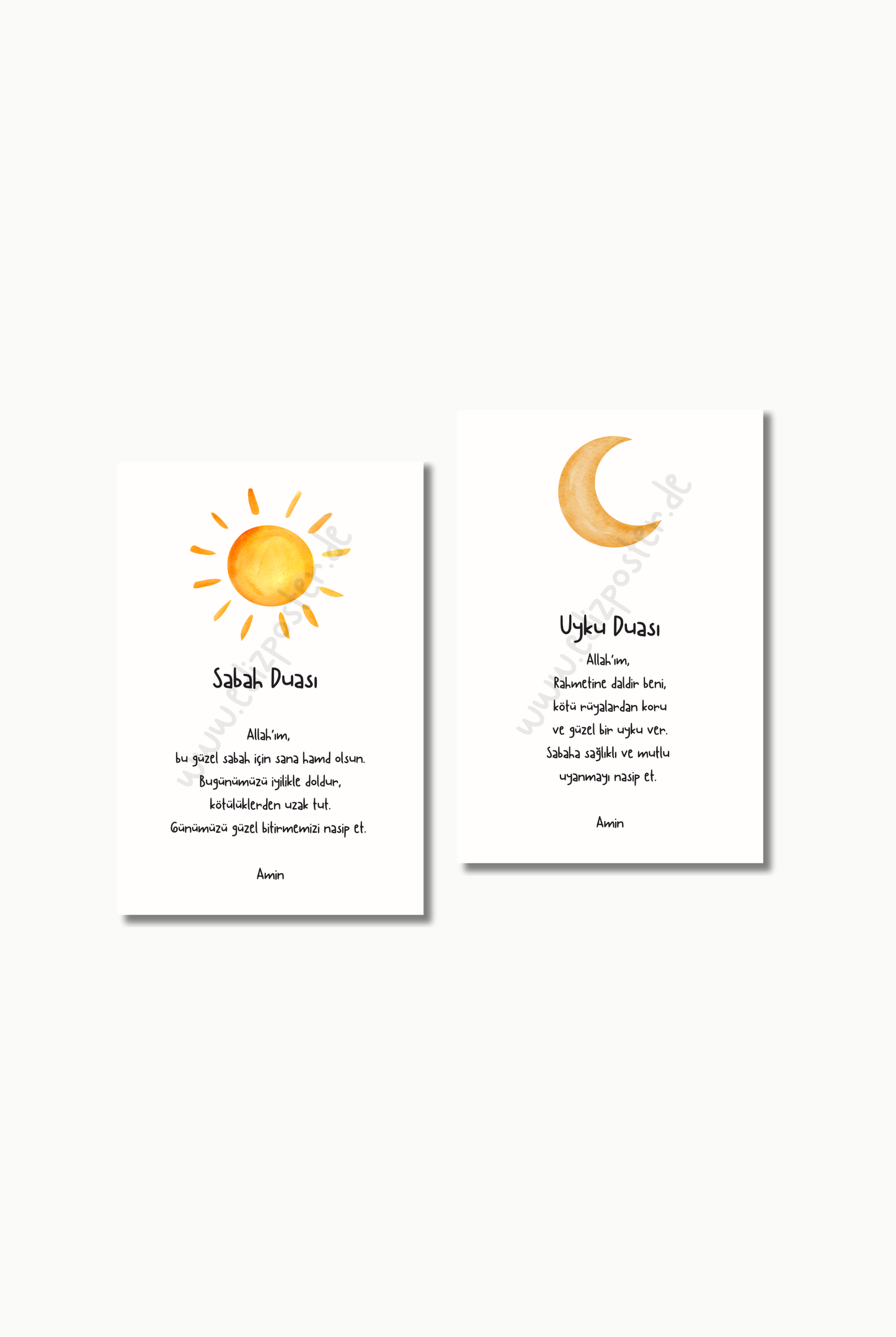 Dua Set No. 1 | Islam Poster Sets