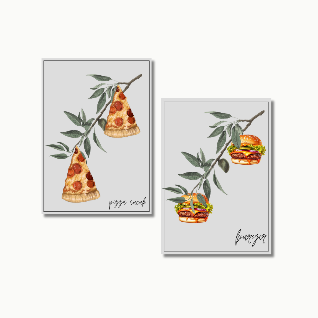 Fastfood Pflanzen Set No. 2 | Küchenposter Sets