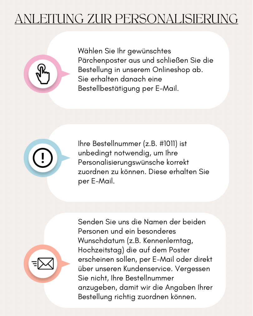 So in Love | Personalisierte Paar-Poster | Liebe & Ehe