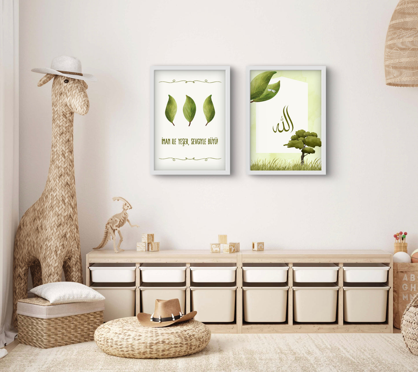 Blühender Iman No. 3 | Islamische Poster für Kinder