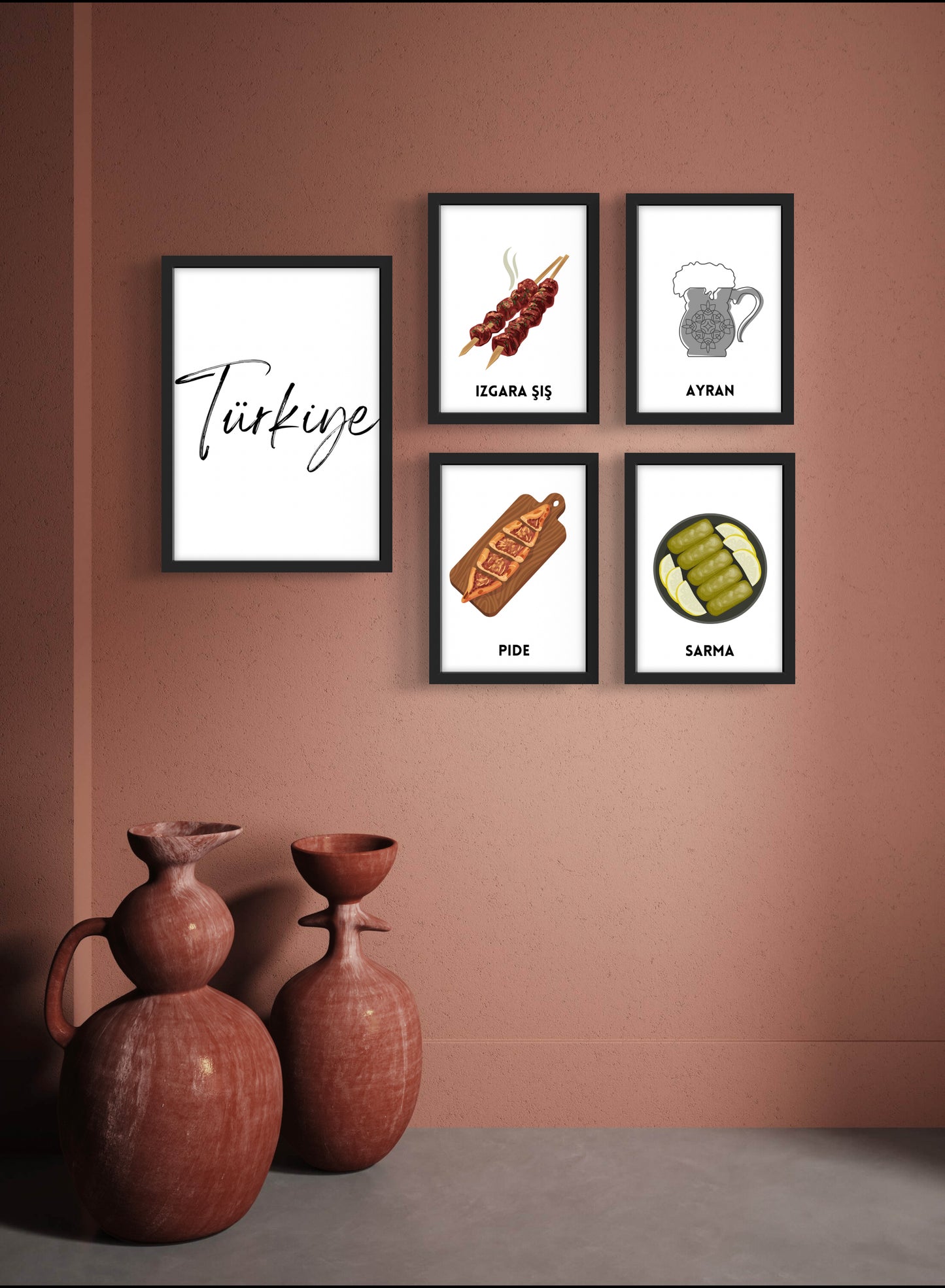Ayran Minimalistisch | Küchenposter