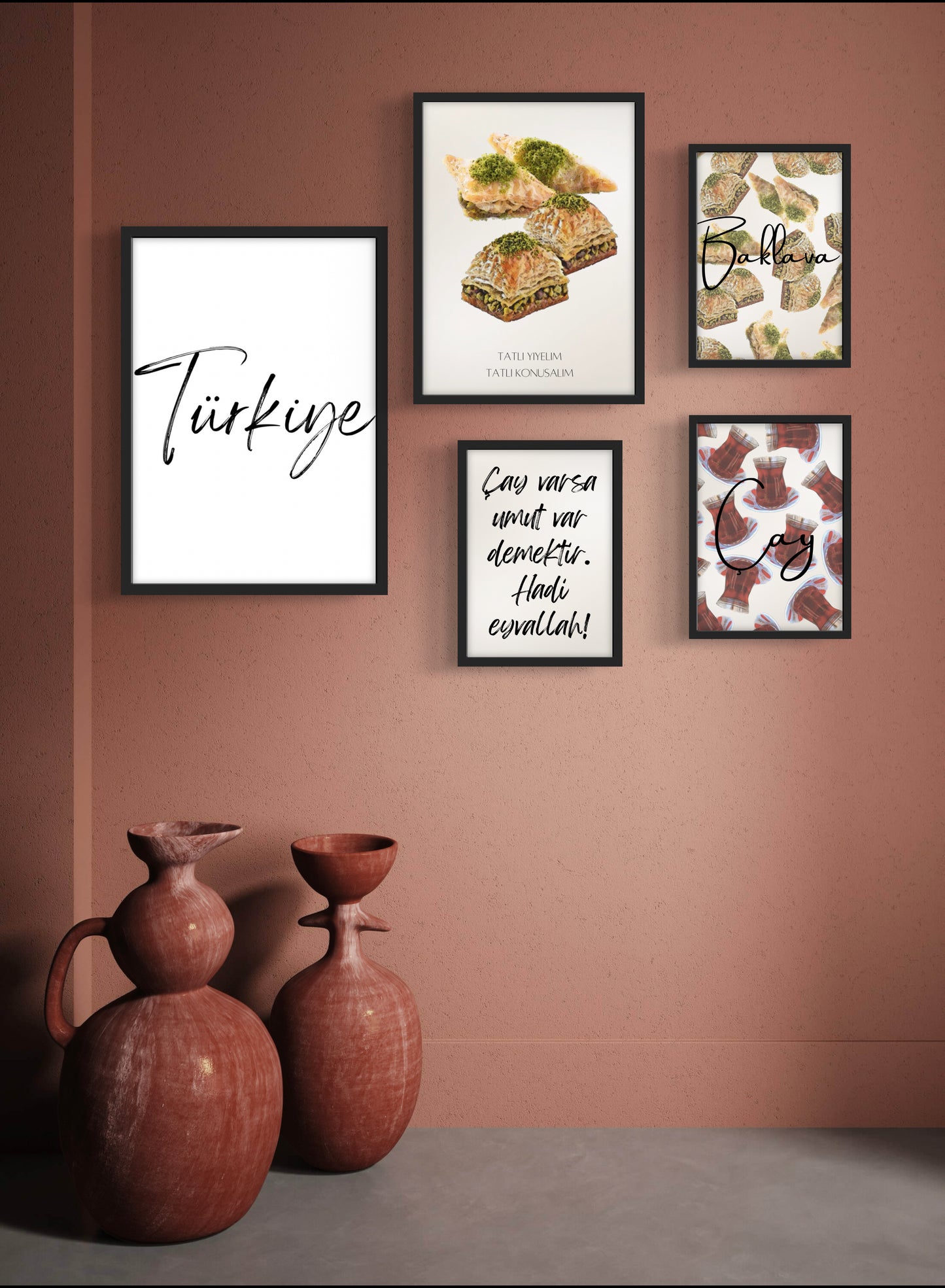 Türkische Desserts No. 1 | Küchenposter Sets