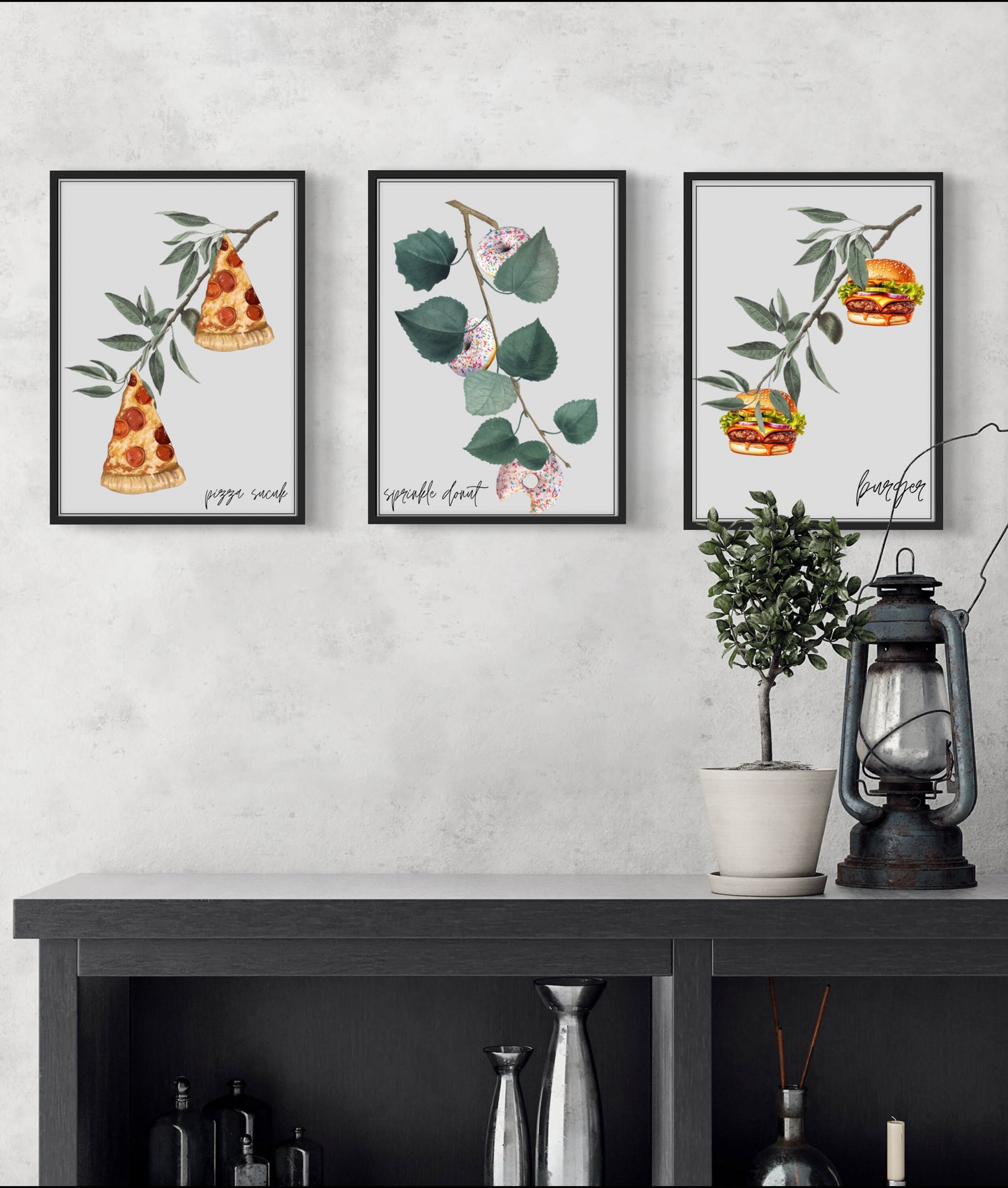 Sprinkle Donut Pflanze | Küchenposter