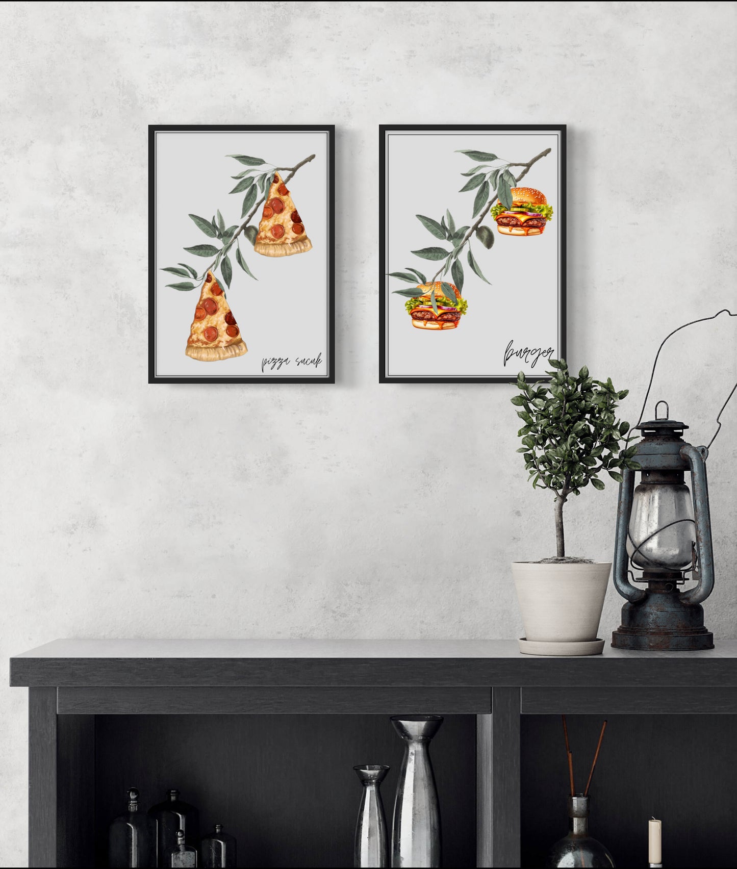 Fastfood Pflanzen Set No. 2 | Küchenposter Sets