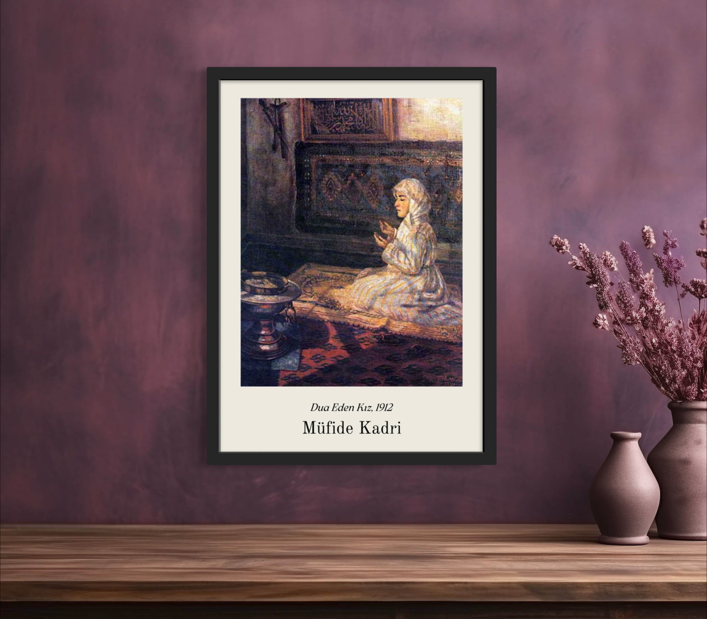 Dua Eden Kız | Osmanische Kunstposter