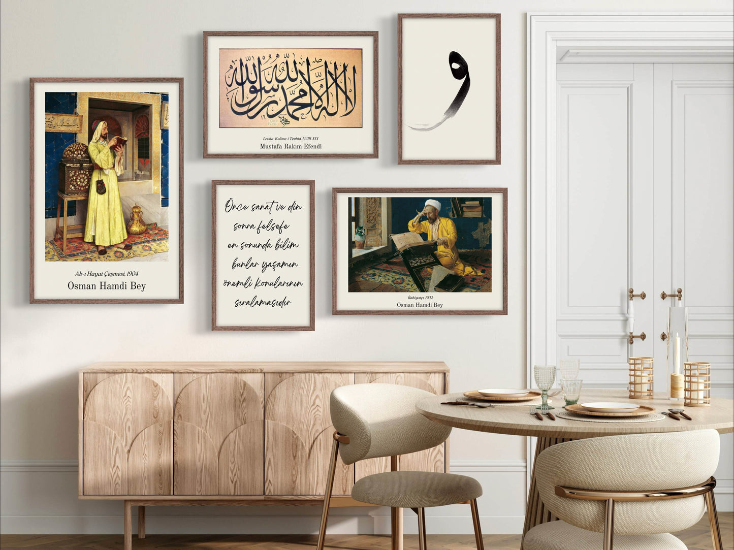 İlahiyatçı | Osmanische Kunstposter