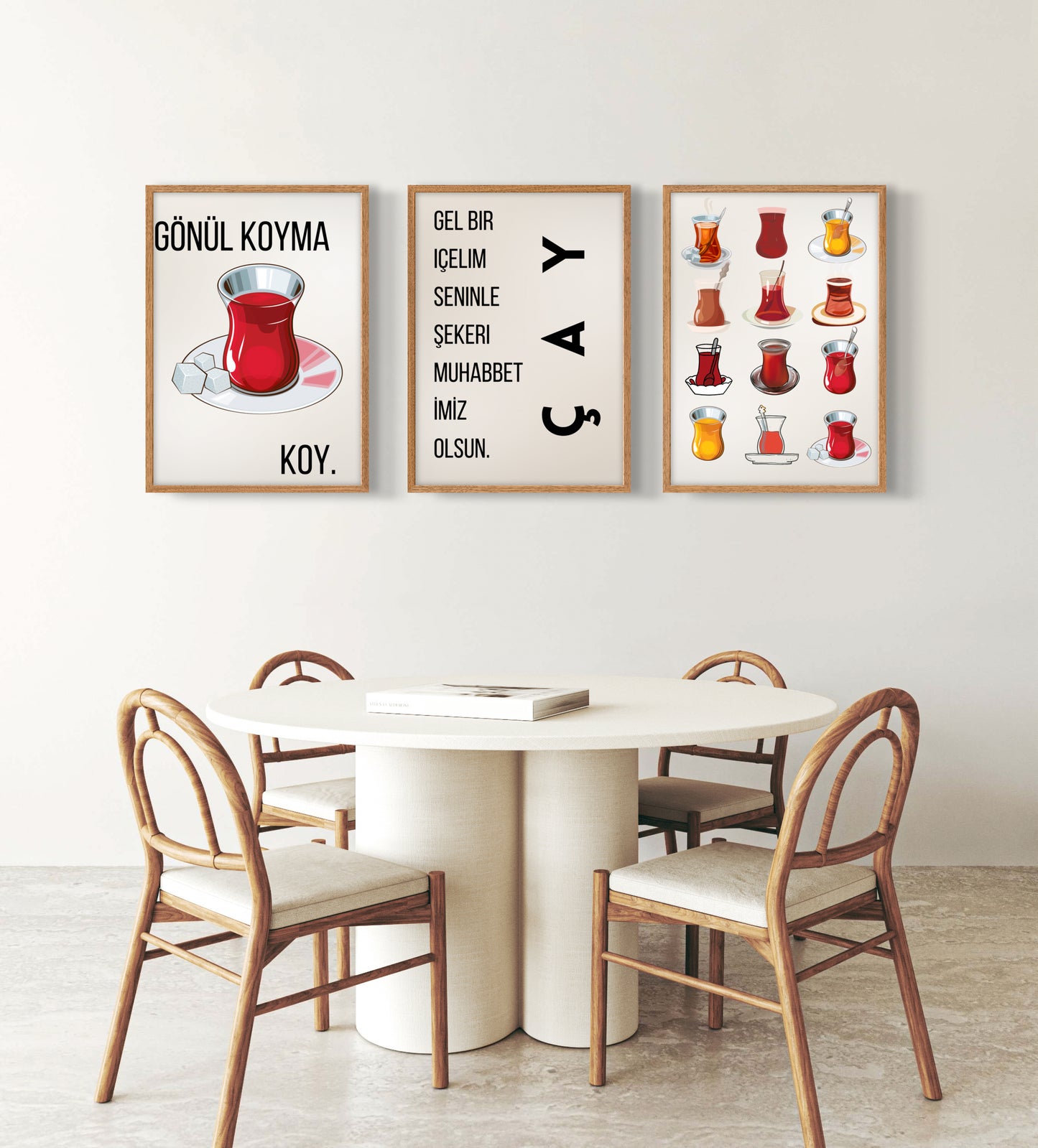 Çay Set No. 3 | Küchenposter Sets