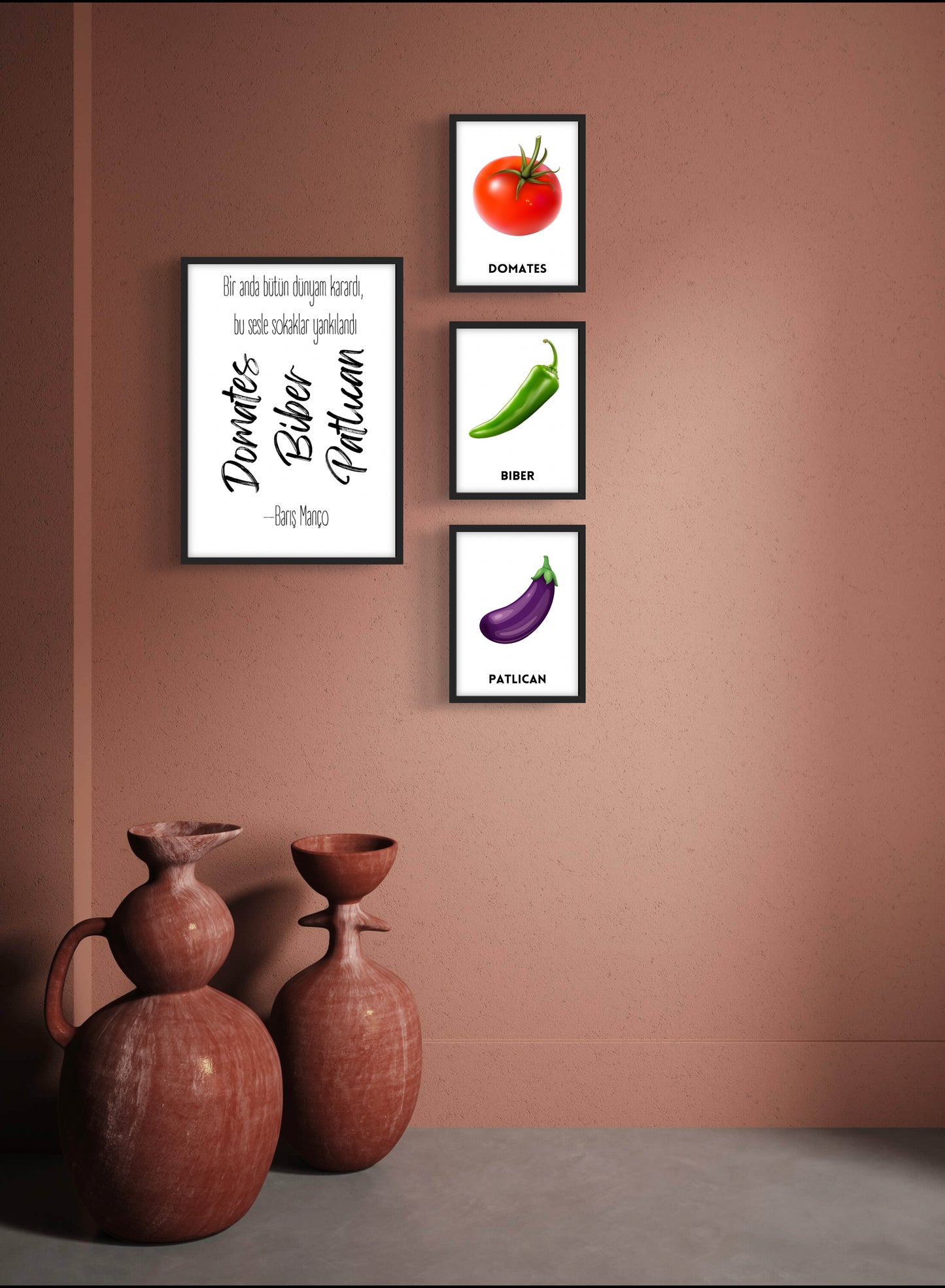 Biber Minimalistisch | Küchenposter