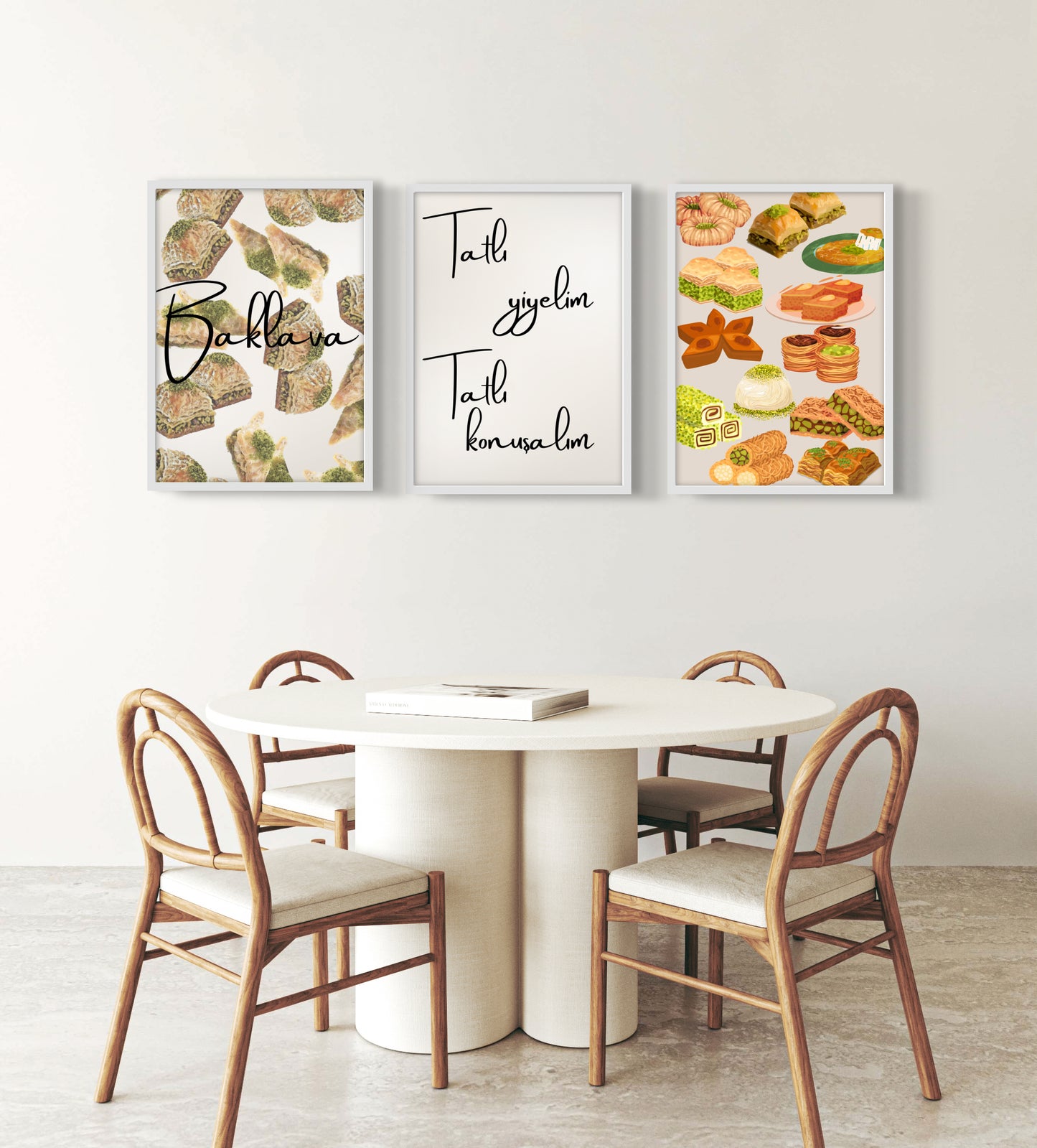 Türkische Desserts No. 3 | Küchenposter Sets