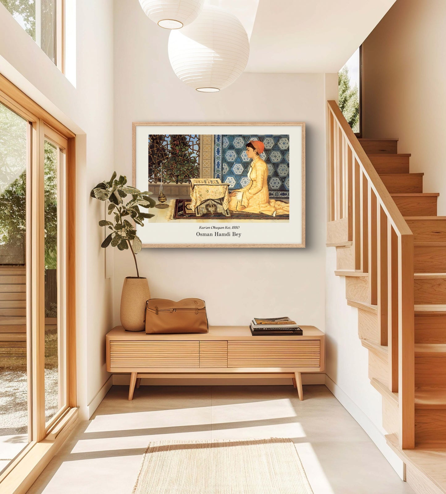 Kur’an Okuyan Kız | Osmanische Kunstposter