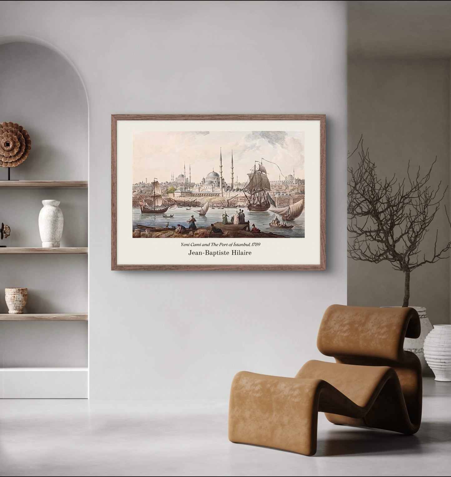Yeni Cami and The Port of Istanbul | Osmanische Kunstposter