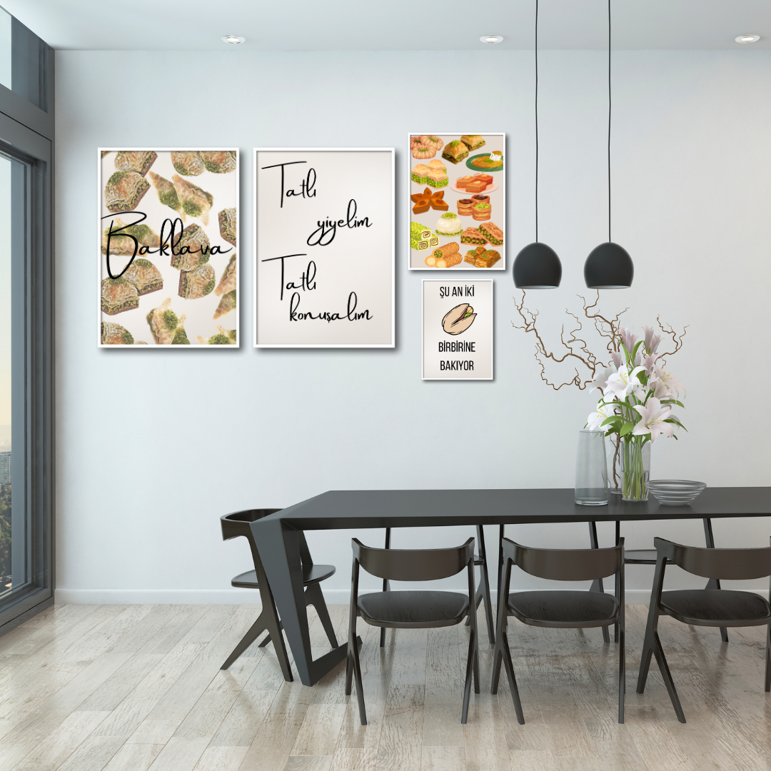 Türkische Desserts No. 2 | Küchenposter Sets