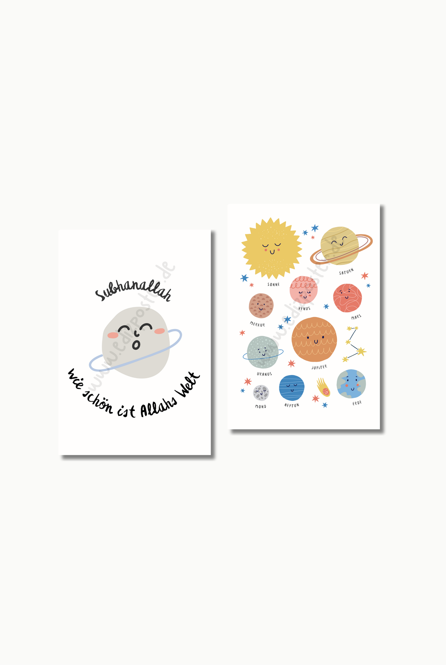 Allahs Welt Set No. 3 | Islam Poster Sets