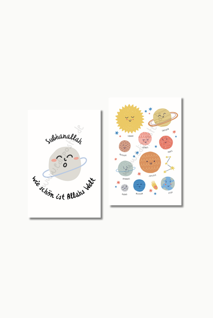 Allahs Welt Set No. 3 | Islam Poster Sets