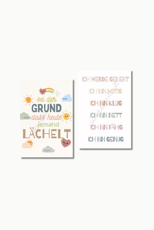 Sunnah für kleine Herzen No. 2 | Islam Poster Sets