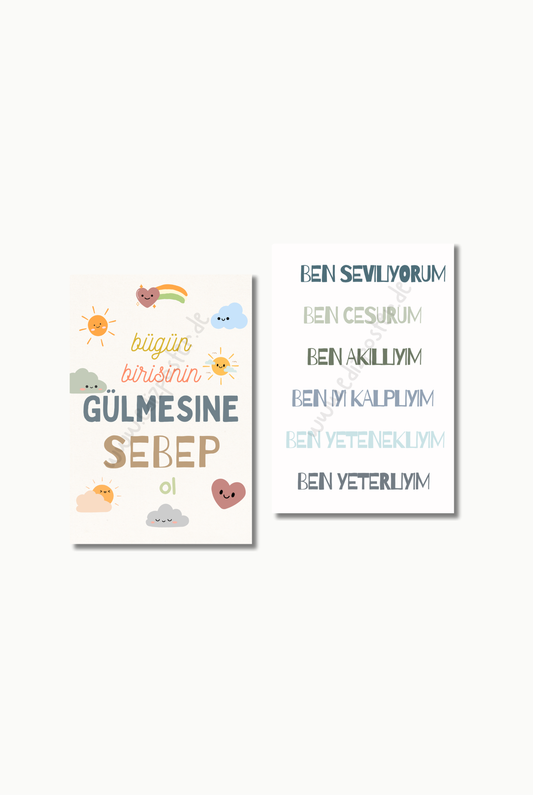 Sunnah für kleine Herzen No. 1 | Islam Poster Sets