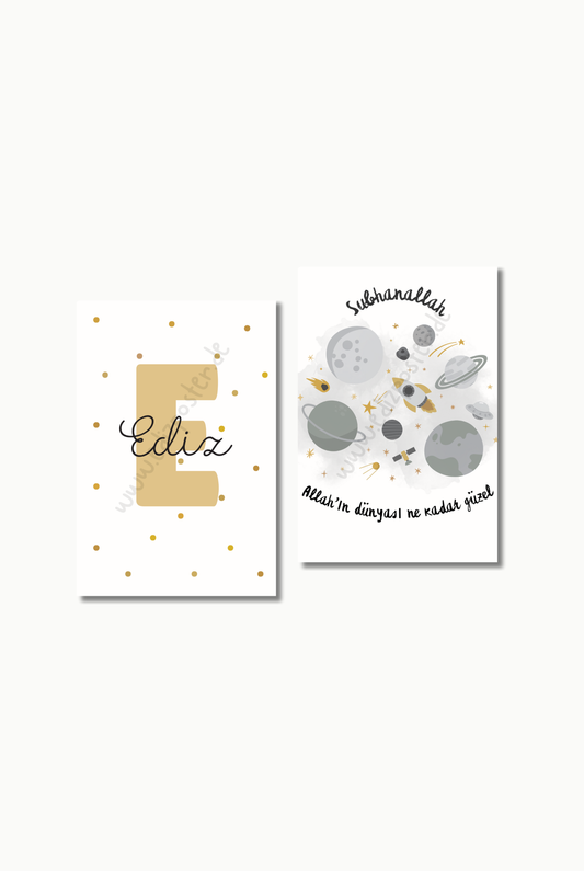 Allahs Welt Set No. 2 | Islam Poster Sets