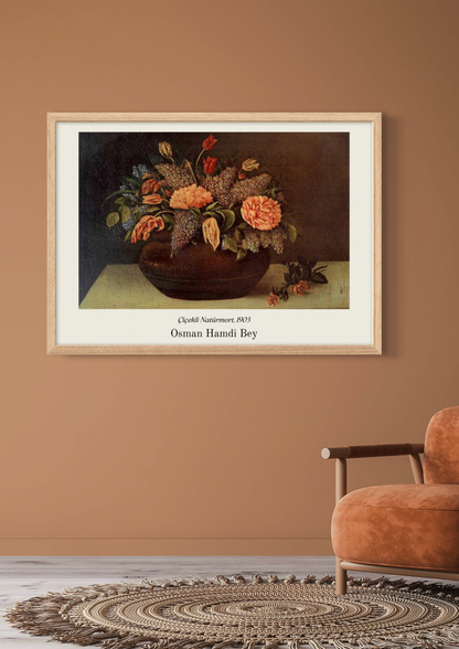 Çiçekli Natürmort | Osmanische Kunstposter