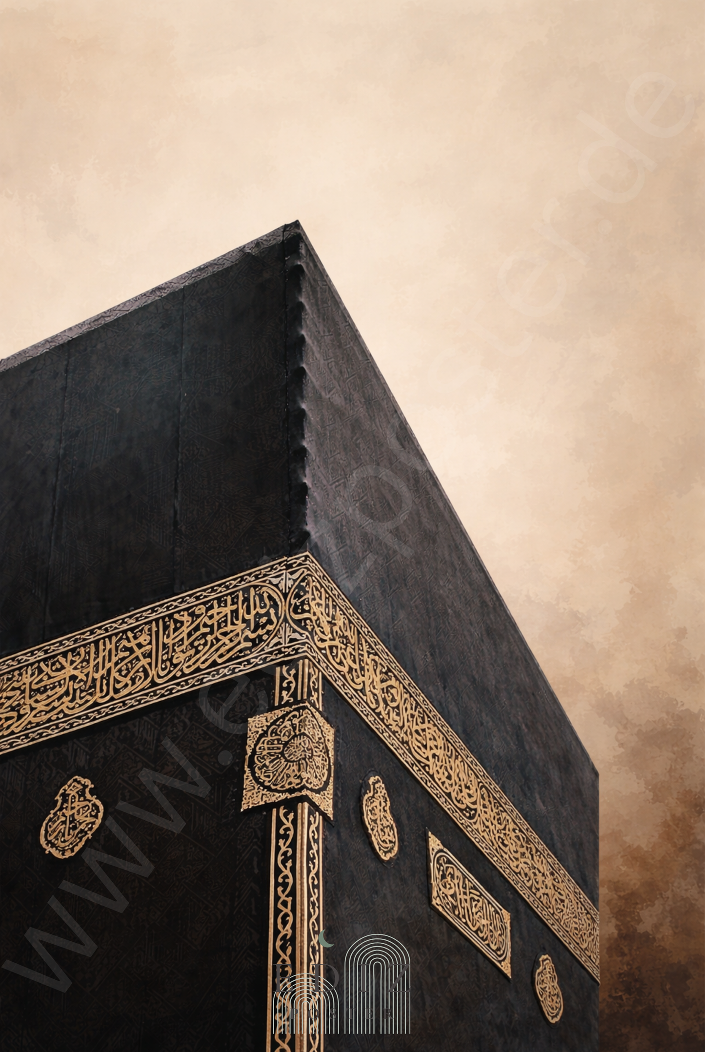 Kaaba Minimal | Exklusive Islamische Poster