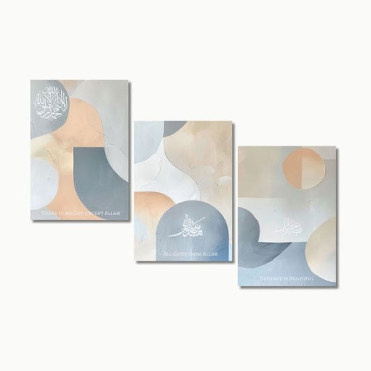 "Spiritualität in Farben" | Islam Poster Sets