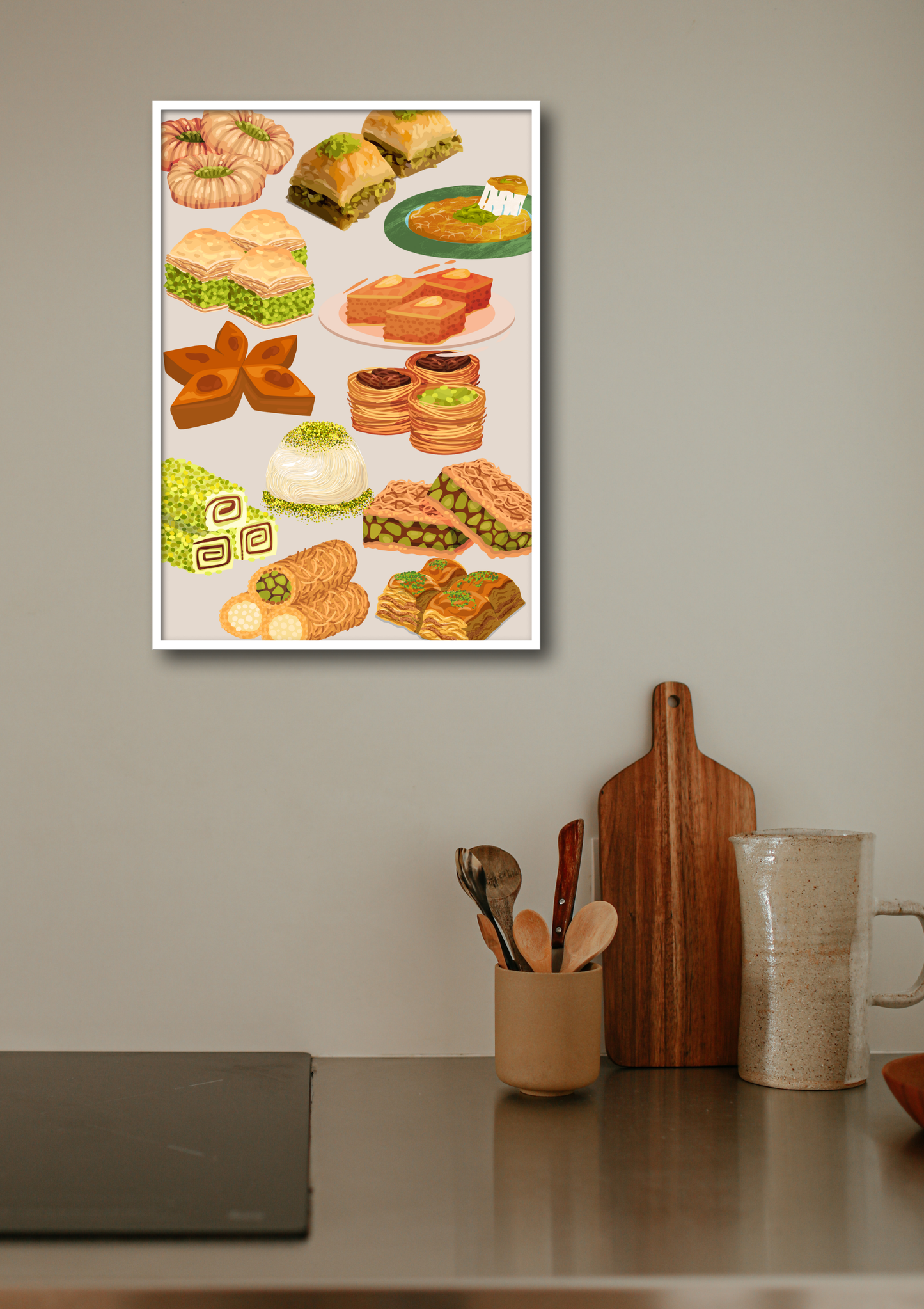 Türkische Süßspeisen Kunst | Küchenposter