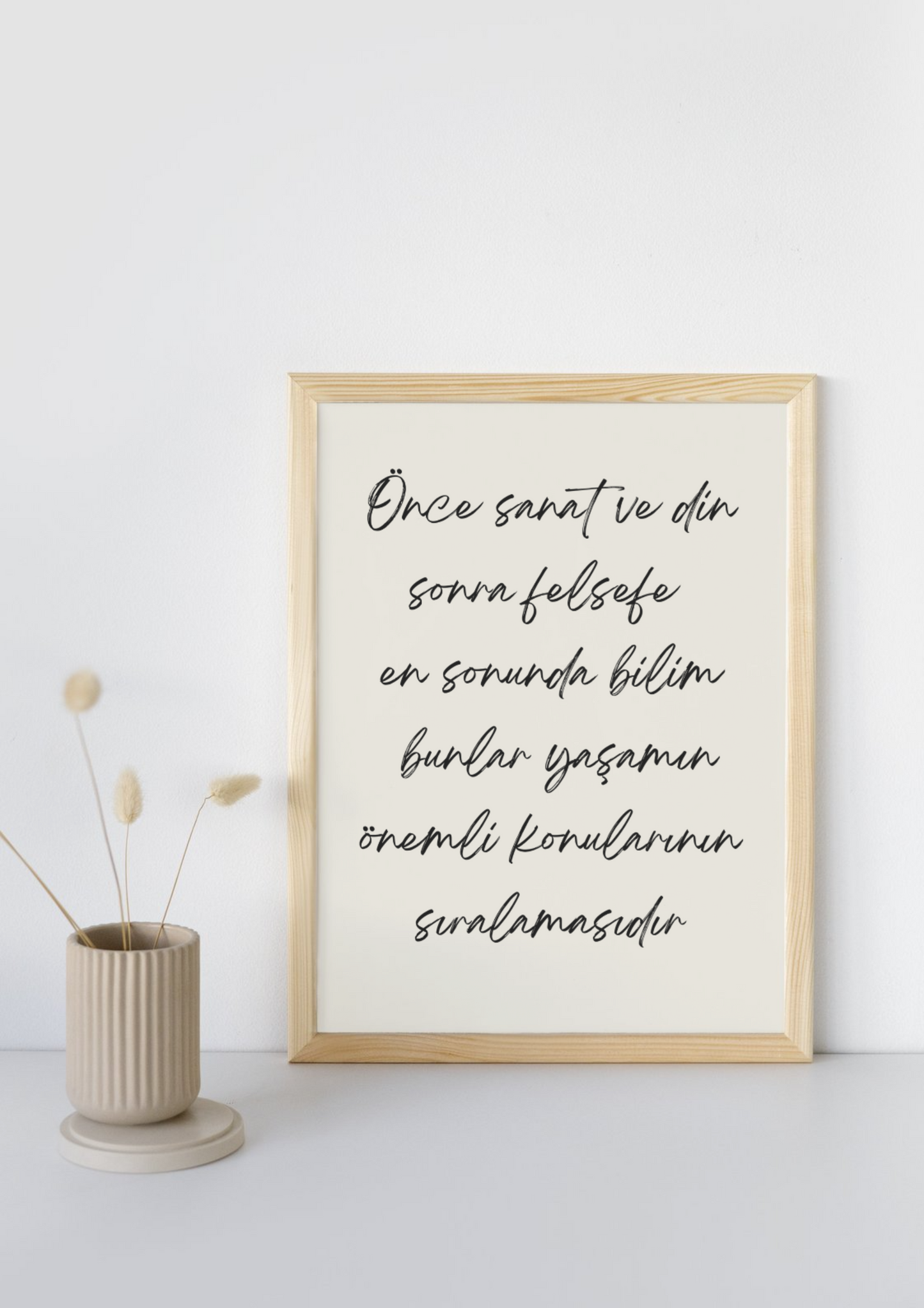 Sanat, Din, Felsefe ve Bilim | Typografie-/ Zitateposter
