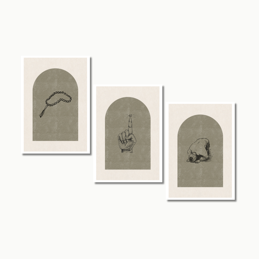 Spirituelle Motive No.1 | Islam Poster Sets