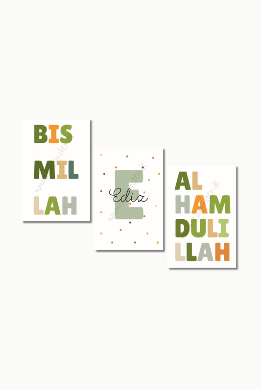 Tägliche Begleiter No. 1 | Islam Poster Sets