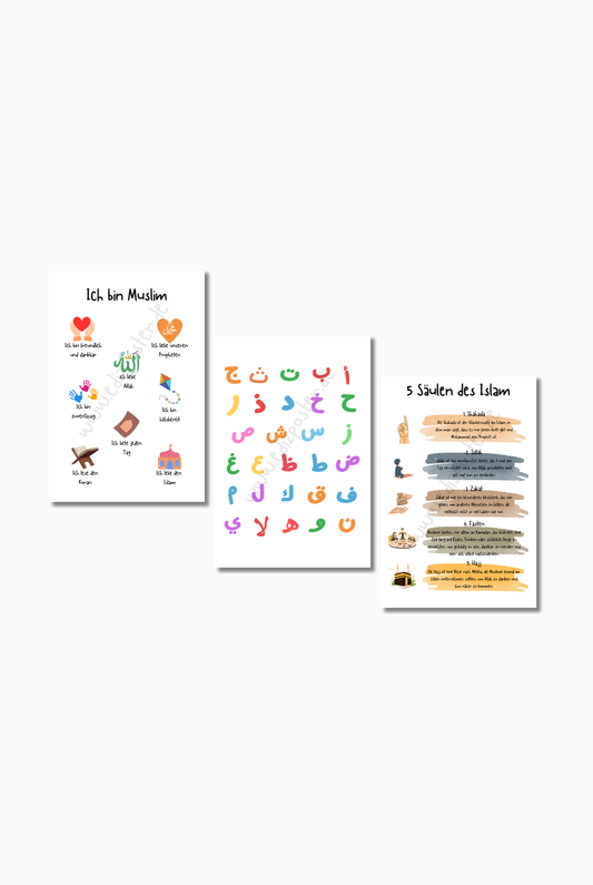 Islamische Erziehung No. 5 | Islam Poster Sets