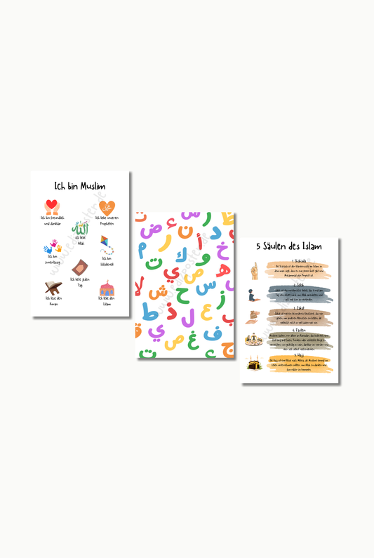 Islamische Erziehung No. 6 | Islam Poster Sets