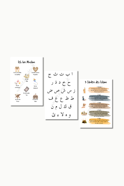 Islamische Erziehung No. 7 | Islam Poster Sets