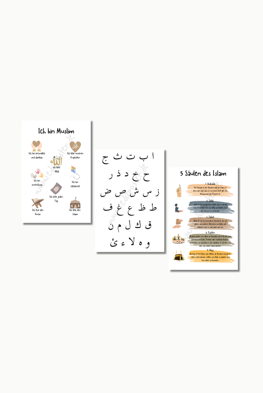 Islamische Erziehung No. 7 | Islam Poster Sets