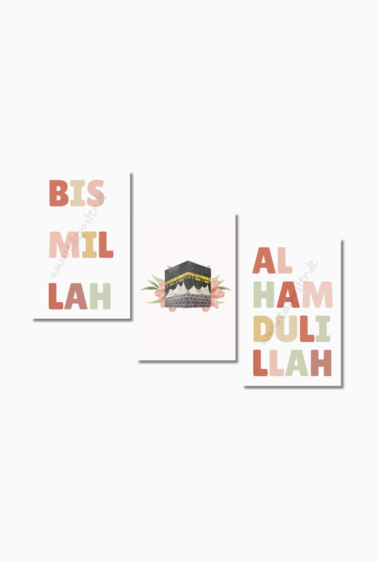 Tägliche Begleiter No. 5 | Islam Poster Sets