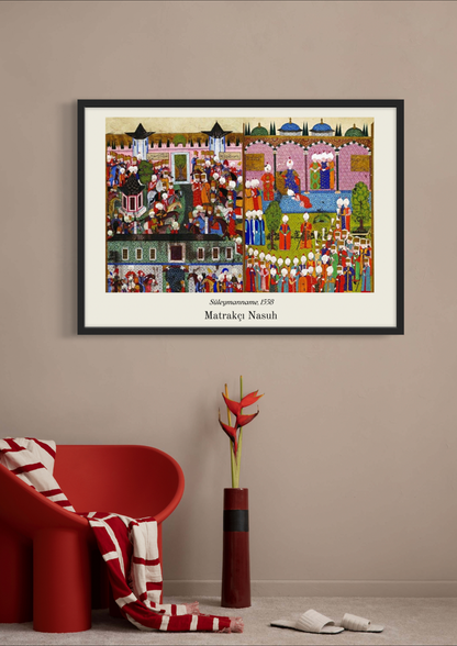 Süleymanname | Osmanische Kunstposter