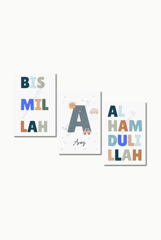 Tägliche Begleiter No. 2 | Islam Poster Sets