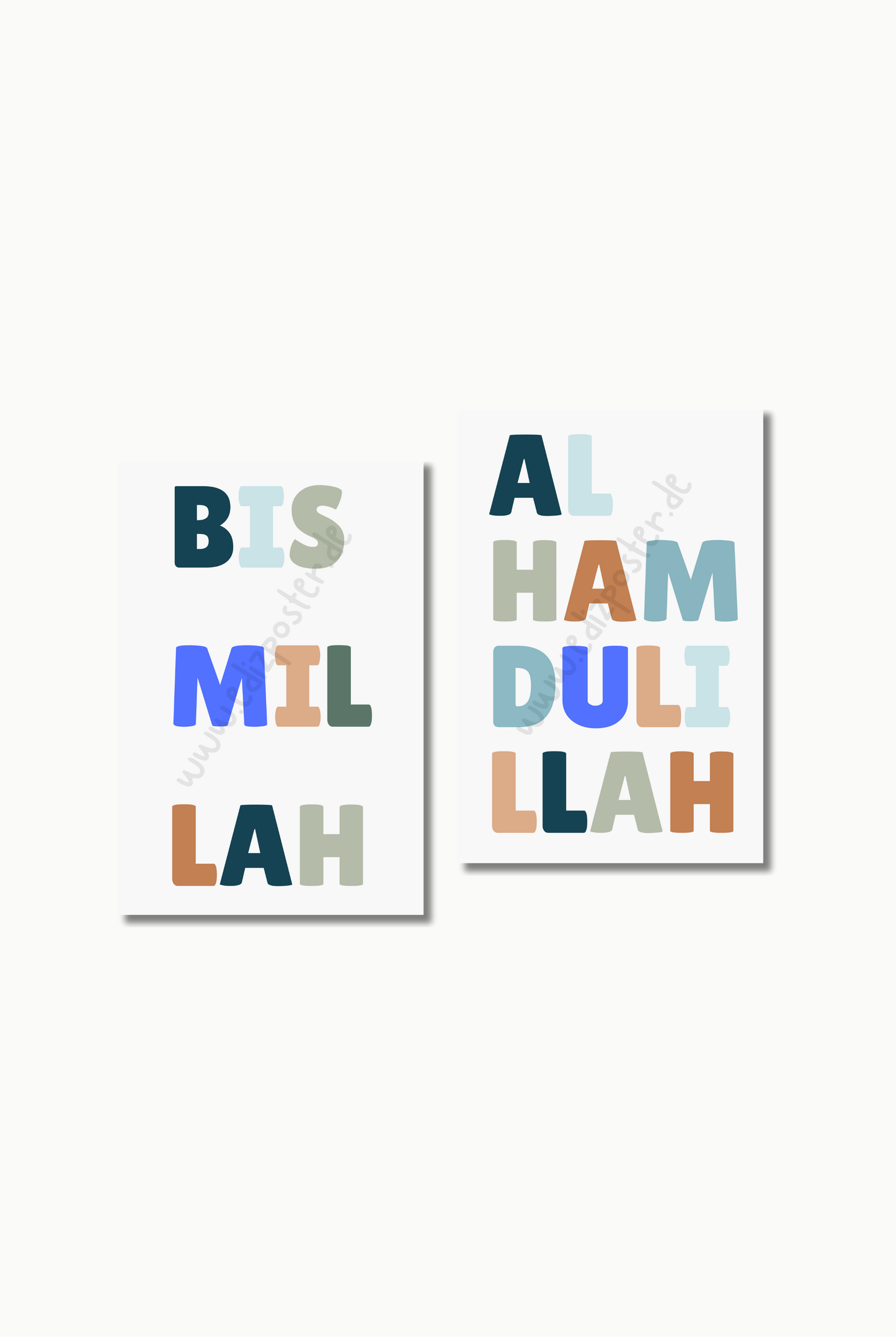 Im Namen Allahs Blau | Islam Poster Sets
