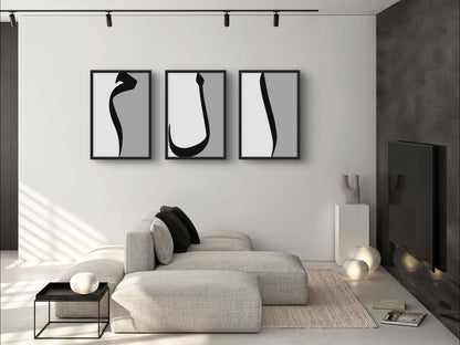 الم Graue Eleganz | Islam Poster Sets