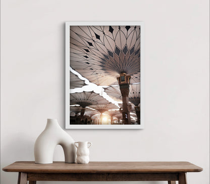 Al-Masjid an Nabawi No. 2 | Exklusive Islamische Fotografie Poster
