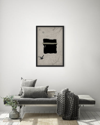 Kaaba Japandi Stil | Exklusive Islamische Poster