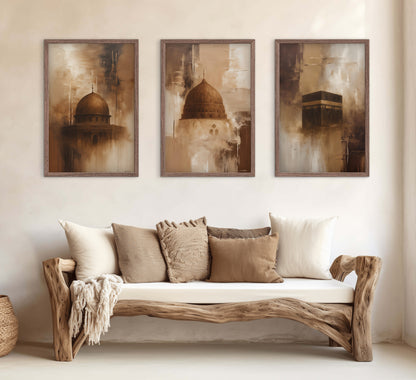 Kaaba Art Akazie | Exklusive Islamische Poster