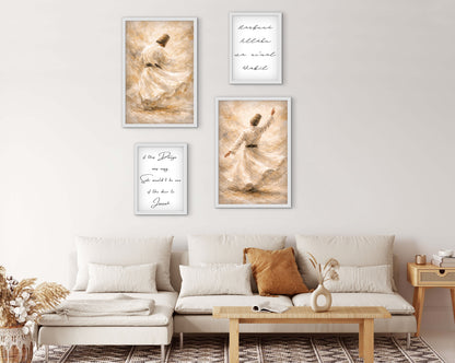 Derwisch – Fluss der Energie | Exklusive Islamische Poster