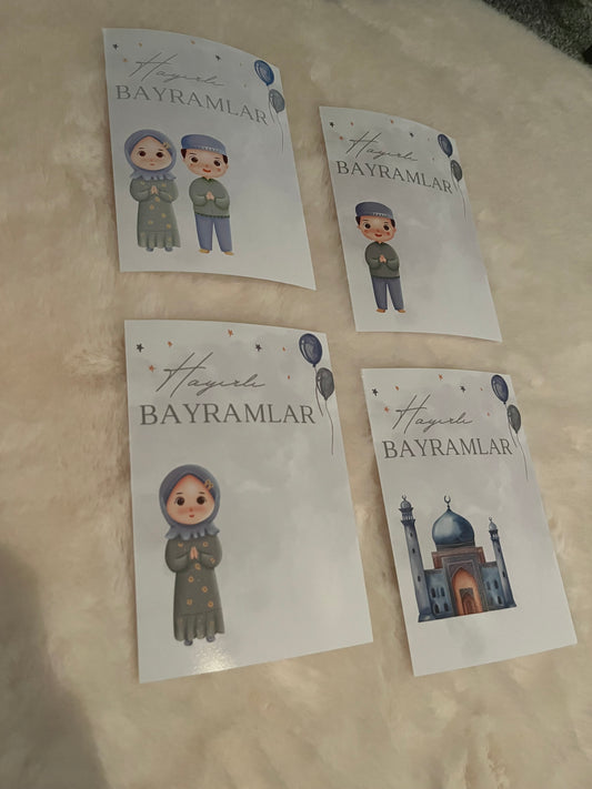 Eid/Bayram Geldkarten – Liebevoll schenken