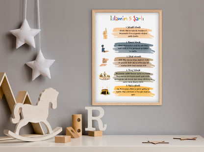 5 Säulen des Islam | Islamische Poster für Kinder