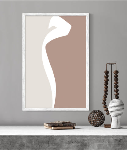 Arabischer Buchstabe Mim | Islamische Poster