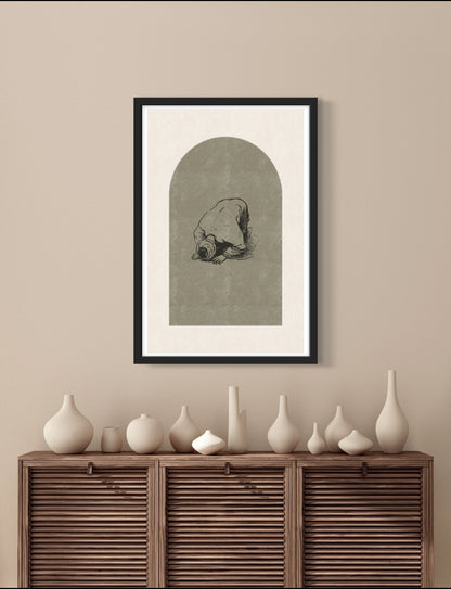Secde Khaki | Islamische Poster